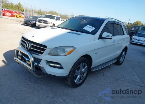 2012 Mercedes-Benz Ml 350 Bluetec 4Matic из США, поврежденный, VIN 4JGDA2EB7CA003962